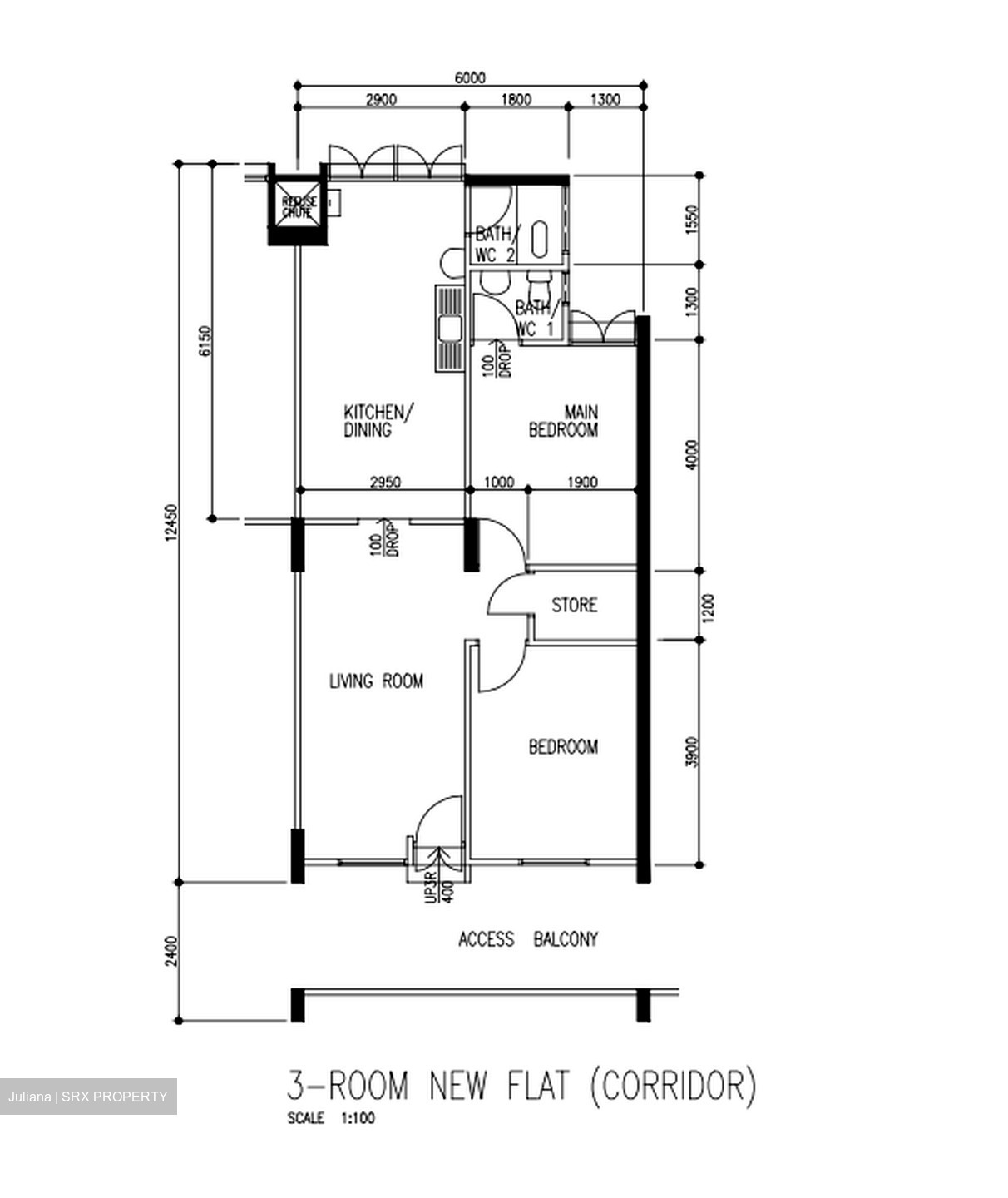 Blk 345 Clementi Avenue 5 (Clementi), HDB 3 Rooms #589428711
